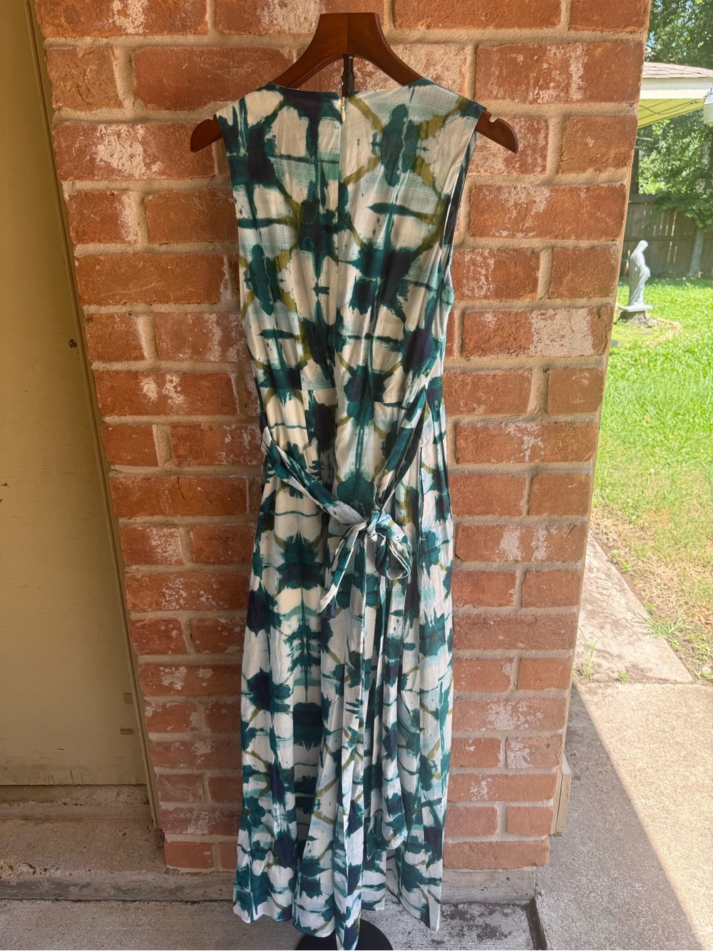Banana Republic Voile Cotton Wrap Maxi Dress in Green Tie Dye
Women Sz 2 - Picture 5 of 12